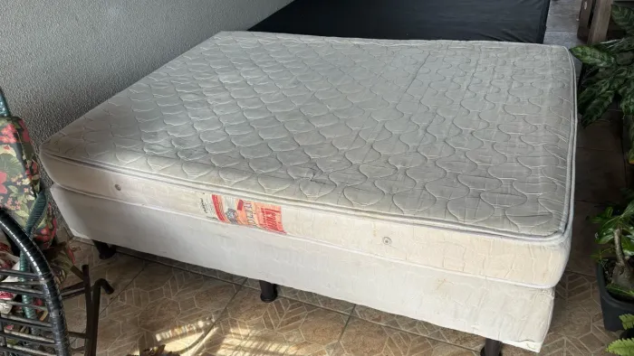 Cama box casal