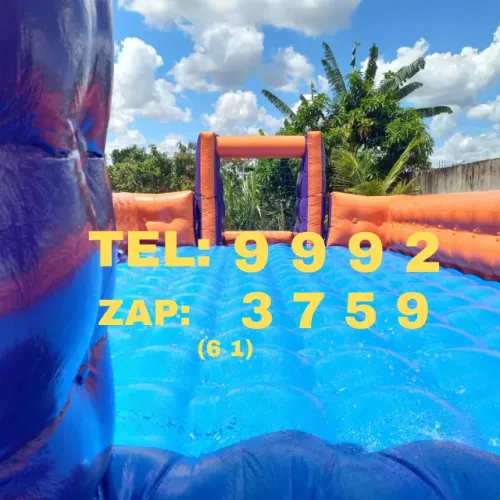 Locação de Brinquedo/Aluguel de Brinquedos Locação de Tobogã inflável