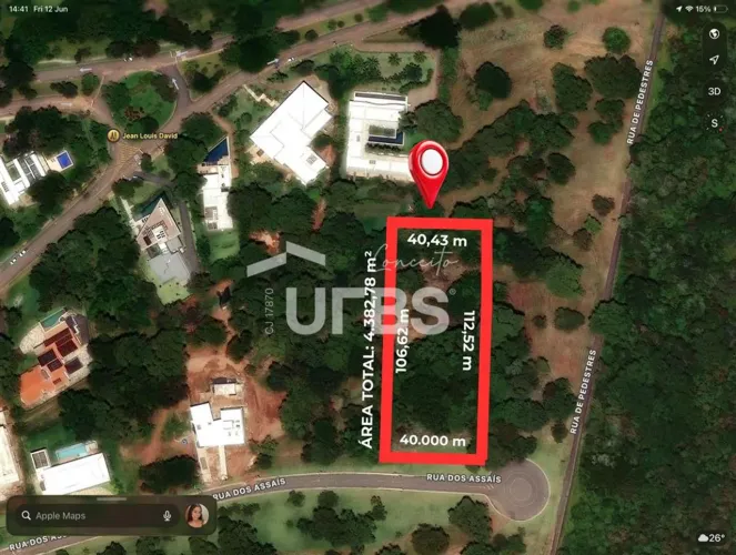 Terreno à venda no Condomínio Aldeia do Vale com 4.382,70 m²