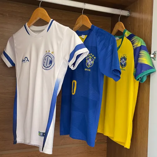 Kit 3 camisas de futebol