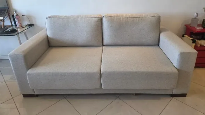 SOFÁ RETRÁTIL 3 LUGARES JACK TOK STOK - EXCELENTE ESTADO!