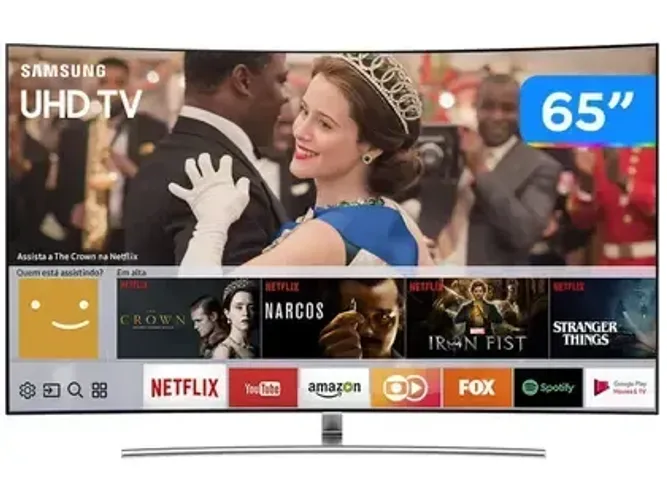 Smart TV 65? 4K QLED Samsung 65Q8C Curva
