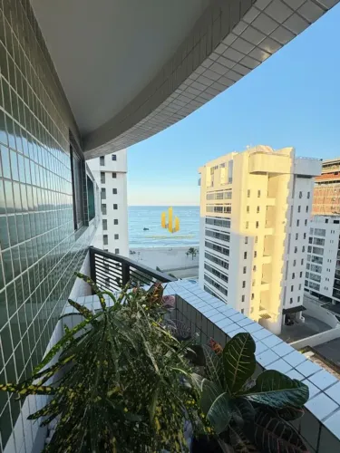 Apartamento 1º Locação Vista Mar 1quarto Banheiro com Armários e Lazer