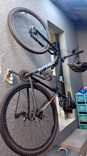 BICICLETA ARO 29 ABSOLUTE NERO 4 PRETO VERMELHO TAM 21, MECANICA 24V TIPO 5 PENUS BEGE, AC