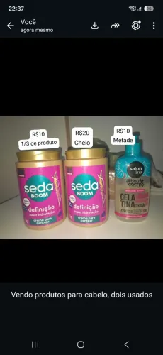 Produtos para cabelo