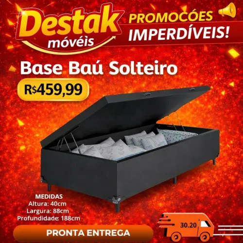Base Baú Solteiro 