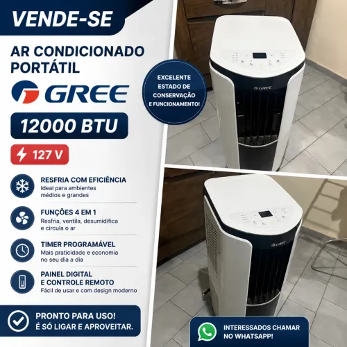 Ar condicionado 12.000 BTU Portátil