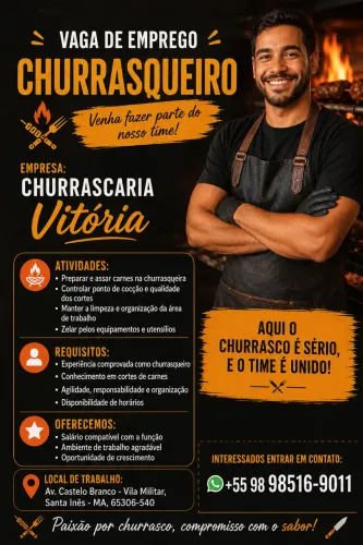 Vaga de churrasqueiro