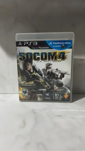 Jogo Socom 4 U.S. Navy Seals PS3 Mídia Física