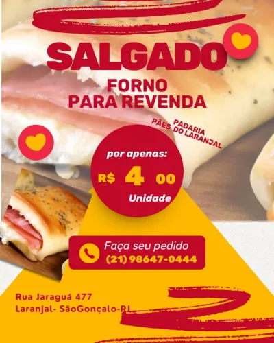 SALGADO PARA REVENDA