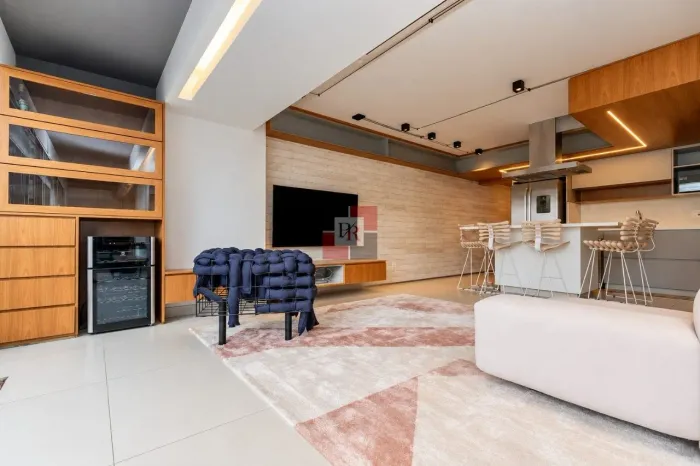 Apartamento mobiliado com suíte, closet, varanda e 2 vagas no Habitarte Verde, Brooklin