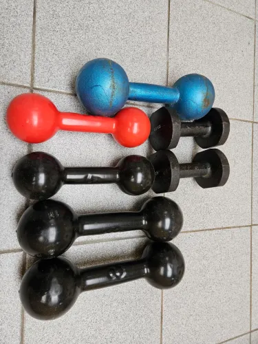 Halteres par 4kg - par 5kg - par 8kg - único 10kg