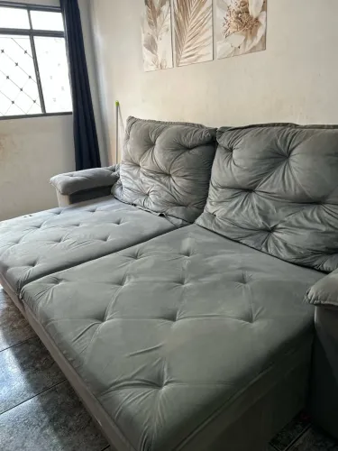 Sofá retrátil 3 lugares