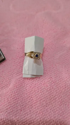 Anel de formatura Enfermagem/Área Saúde + Azul Sarita