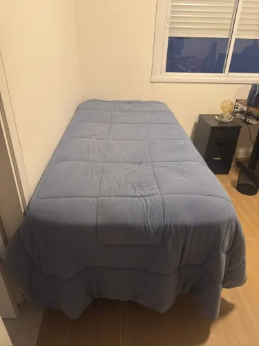 Cama box solteiro com colchão