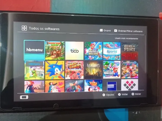 Nintendo Switch v2 desbloq não aceito trocas leia a descrição