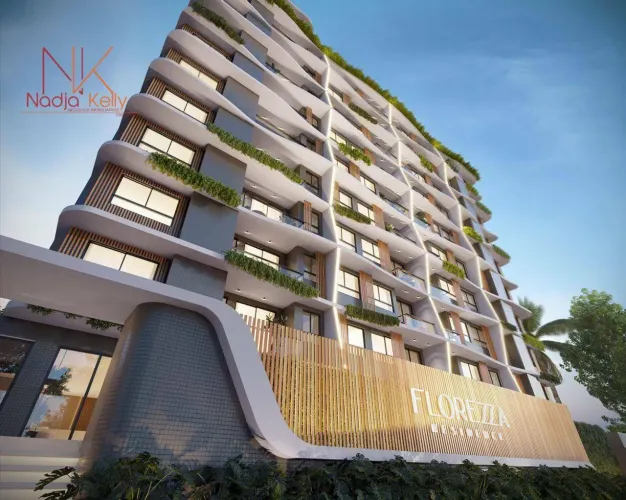 Flat com 1 dormitório à venda, 29 m² por R$ 480.577,87 - Intermares - Cabedelo/PB