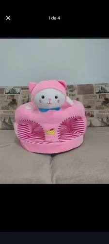 Assento Puff Rosa