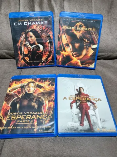 Blu Ray Quadrilogia Jogos vorazes 