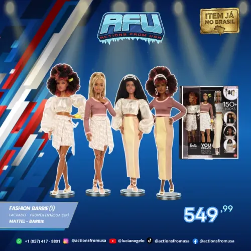Mattel - Fashion Doll Barbie Basics You Create Neutral Kit 002