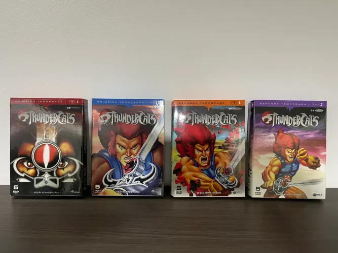 dvd thundercats - a serie completa 20 discos 130 ep. Original