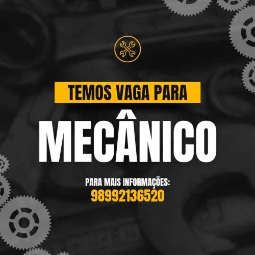 Estamos contratando Mecanico Automotivo