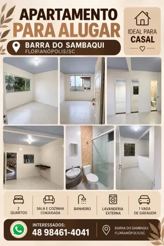 Alugo casa barra do sambaqui proximo da praia 1km