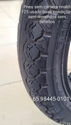 Pneu usado biz 125 <br><br>PNEUS  MEIA VIDA   - O PAR