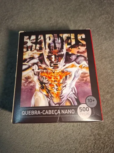 Quebra-Cabeça Marvel Surfista Prateado - 500 Peças (Novo)