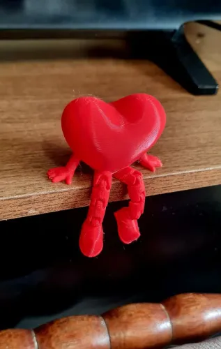 Coração articulado 3d