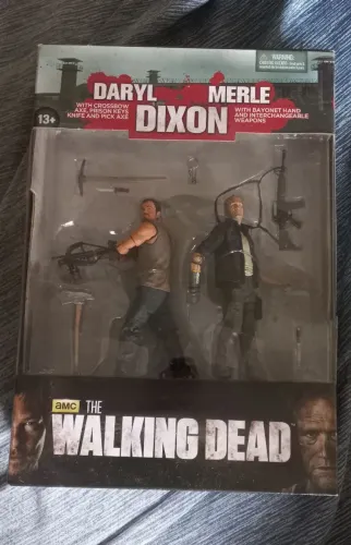 Daryl e Merle Dixon The Walking Dead Mcfarlane Toys lacrado