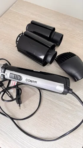 Escova Rotativa Conair Polishop com Acessórios