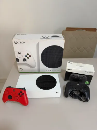 Xbox séries S 2 controles Passo cartão