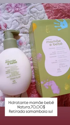 Hidratante natura mamãe bebê