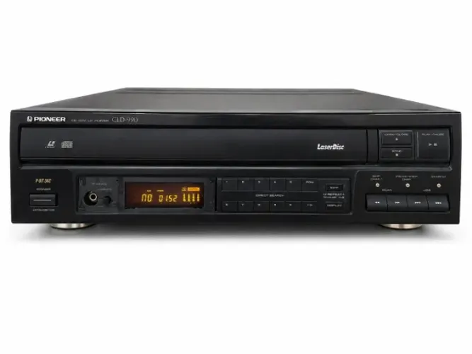 Pioneer Laser Disc Player CLD-990 com detalhe