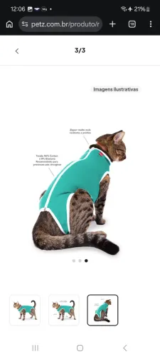 Roupa cirúrgica gatos