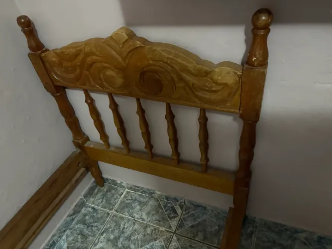 Cama de solteiro madeira 