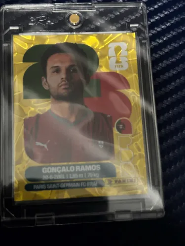 Figurinha Gold Crumple Gonçalo Ramos