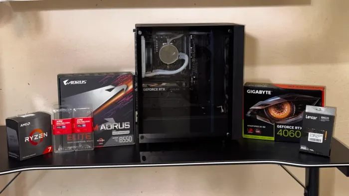 PC GAMER RYZEN 7 5700X/ 32GB RAM DDR4/ RTX 4060 8GB