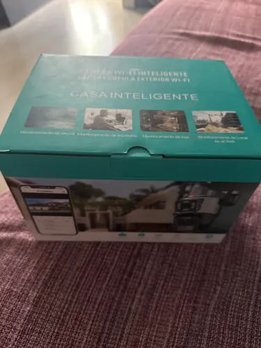 Câmera de Segurança Wi-Fi Externa Smart Dome - Nova na Caixa