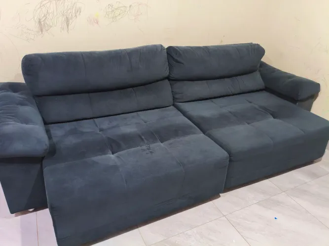Sofá retrátil e reclinável 2,80m
