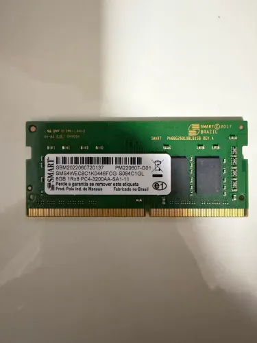 Memória DDR4 Smart 8GB 3200mhz