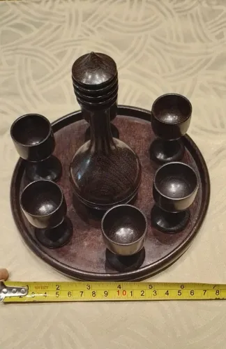 Conjunto madeira peroba