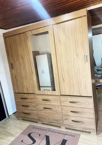 Guarda roupa de casal mdf 