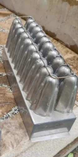 Forma inoxidável para produção de picolés ! Nunca usada 
