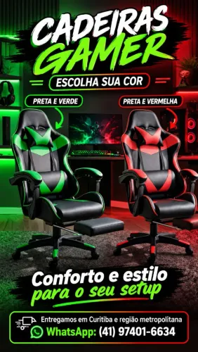 Cadeira gamer Novas PROMOÇÃO