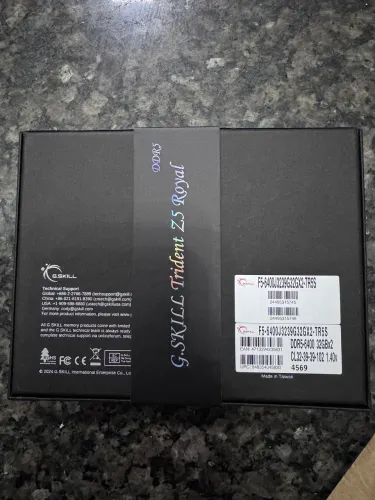 Memória RAM 64gbs 6400 Mt/s G.Skill Trident Royal