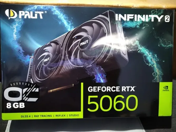 RTX 5060 8GB PALIT ( LACRADA ) GARANTIA + NOTA FISCAL
