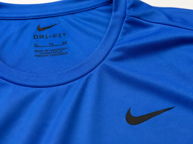 Camiseta Nike Dri-FIT Masculina Azul Tamanho XL