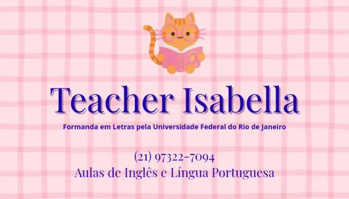 Professora de Inglês e Língua Portuguesa